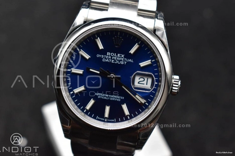 36 VS Blue Bracelet DateJust Oyster Steel 569 Colorful 126200 VSF SS Dial 904L 1:1 Best Edition on 0209